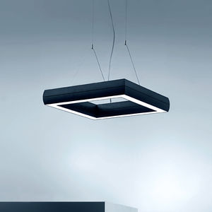 luminaria suspendida / LED / cuadrada / rectangular