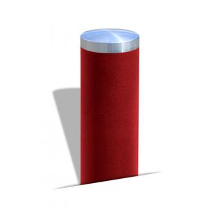 bolardo de protección / de aluminio / de acero / amovible
