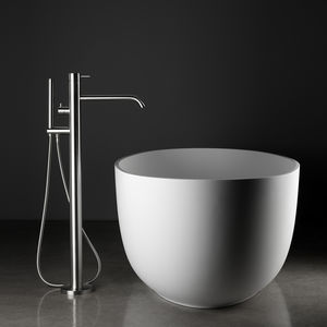grifo monomando para ducha / para bañera / para suelo / de acero inoxidable