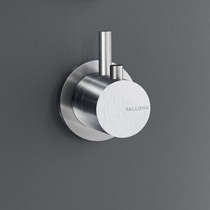 grifo monomando para ducha / para bañera / de pared / de acero inoxidable
