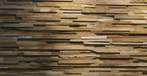 revestimiento de pared de teca / para uso residencial / profesional / texturado