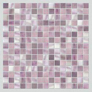 mosaico de interior / de pared / de vidrio / cuadrado