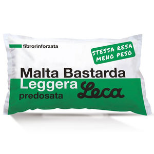 mortero para mampostería / reforzado con fibra / aislante / aligerado
