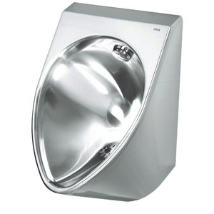 urinario de pared / acero inoxidable