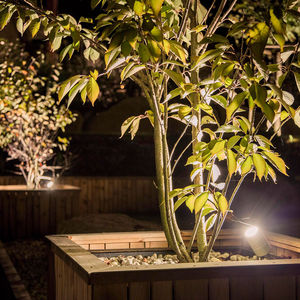 foco de suelo / de exterior / LED / redondo