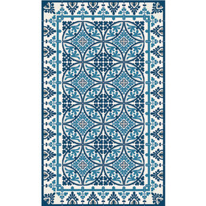 alfombra moderna / con motivos / de vinilo / rectangular
