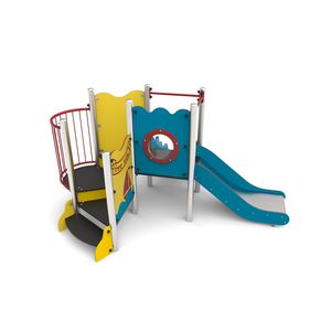 estación de juego para parque infantil / para espacio público / para edificio público / de PEAD