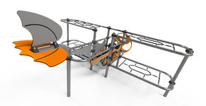 estación de juego para parque infantil / para espacio público / de plástico / de PEHD