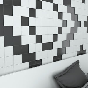 baldosa de pared / de cerámica / mate / de efecto dimensional