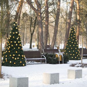 luces de Navidad para espacios públicos / con jardineras integradas