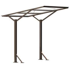 marquesina para bicicletas de acero / cubierta de policarbonato