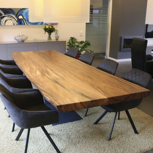 mesa de conferencia moderna / de madera / rectangular