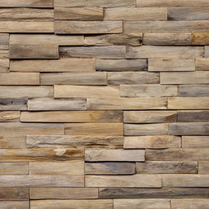 revestimiento de pared de teca / para uso residencial / para el sector servicios / con relieve
