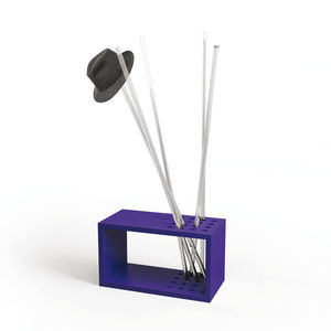 perchero de pie / de diseño original / de MDF lacado / de Plexiglas®