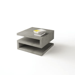 mesa de centro moderna / de Plexiglas® / de resina / cuadrada