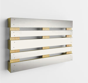 espejo de pared / de diseño original / rectangular / para habitación de hotel