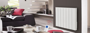 radiador eléctrico / con acumulador / de aluminio fundido / de esteatita