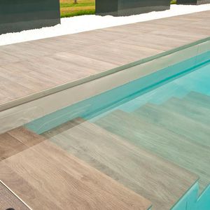 baldosa para piscina / para playa de piscina / de suelo / de gres porcelánico