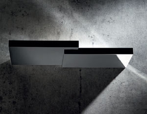 aplique moderno / de aluminio fundido / de metal cromado / LED