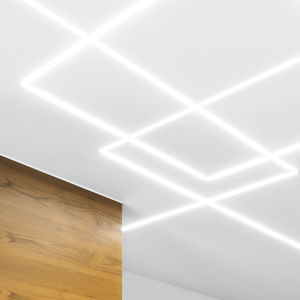 perfil de iluminación suspendido / de pared / de techo / LED