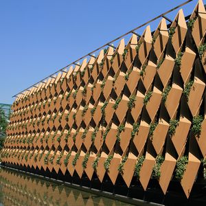 revestimiento de fachada para muro vegetal / de WPC / mate / de panel