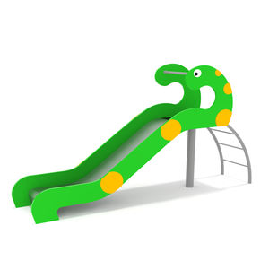 tobogán recto / para parque infantil / de acero inoxidable