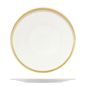 plato de cena / hueca / plana / redondo