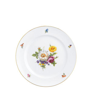 plato de cena / plana / redondo / de porcelana