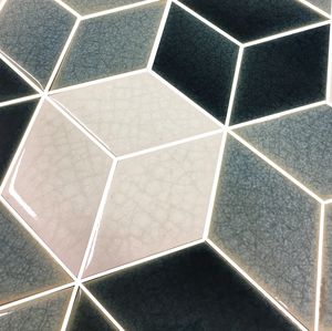 baldosa de interior / de pared / de cerámica / rectangular