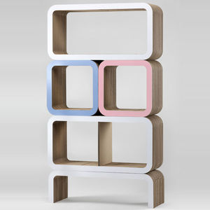 estantería modular / de diseño original / de cartón