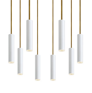luminaria suspendida / LED / redonda / tubular