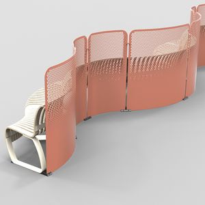 separador de espacios de metal / profesional / modular