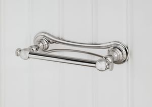 dispensador de papel higiénico de pared / de metal / para uso residencial