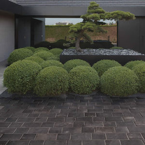 baldosa de exterior / para suelo / de gres porcelánico / de color liso