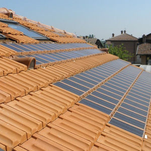 teja fotovoltaica / de resina termoplástica / 100 % reciclable