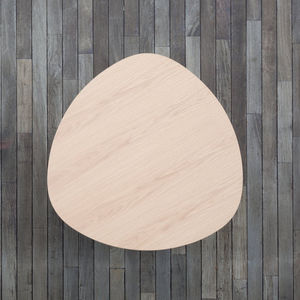 mesa moderna / de madera / curvada / de interior