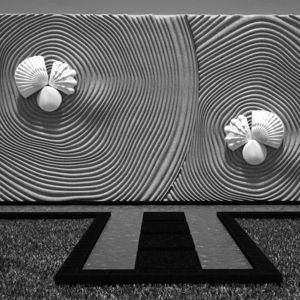panel decorativo / de pared / de piedra natural / 3D