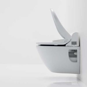 inodoro suspendido / de resina / con cisterna empotrada / Washlet®