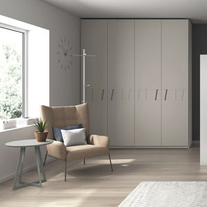 armario moderno / de MDF / con puertas batientes / con cajones
