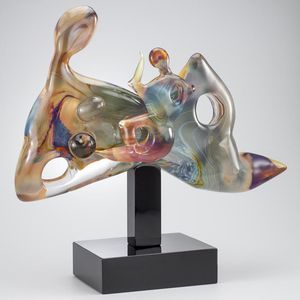 escultura de cristal de Murano