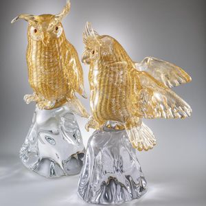 escultura de cristal de Murano