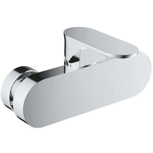 grifo monomando para ducha / de pared / de latón cromado / de baño