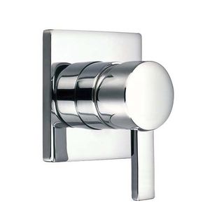 grifo monomando para ducha / encastrable / de latón cromado / de baño