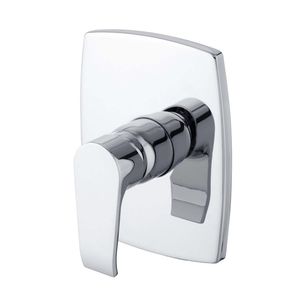 grifo monomando para ducha / encastrable / de latón cromado / de baño