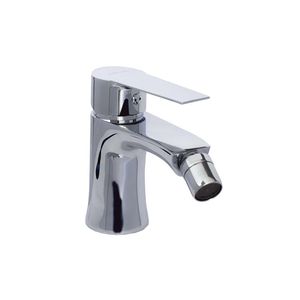 grifo monomando para bidé / de latón cromado / de baño / con 1 orificio