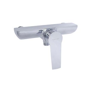 grifo monomando para ducha / de pared / de latón cromado / de baño