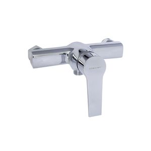 grifo monomando para ducha / de pared / de latón cromado / de baño