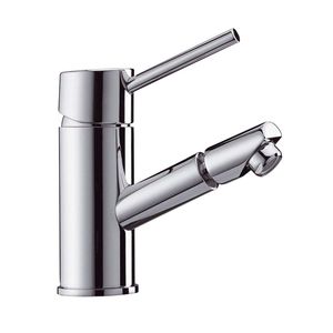 grifo monomando para bidé / de latón cromado / de baño / con 1 orificio