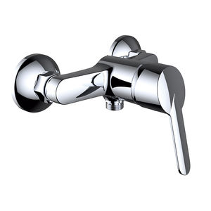 grifo monomando para ducha / de pared / de latón cromado / de baño