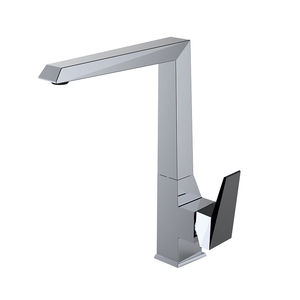 grifo monomando de latón cromado / para cocina / con 1 orificio / para el sector servicios